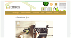 Desktop Screenshot of paoladiaz.net
